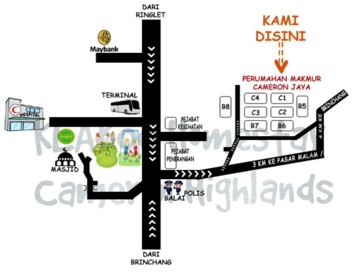 Rumah Tamu By Klaboo Tanah Rata Esterno foto